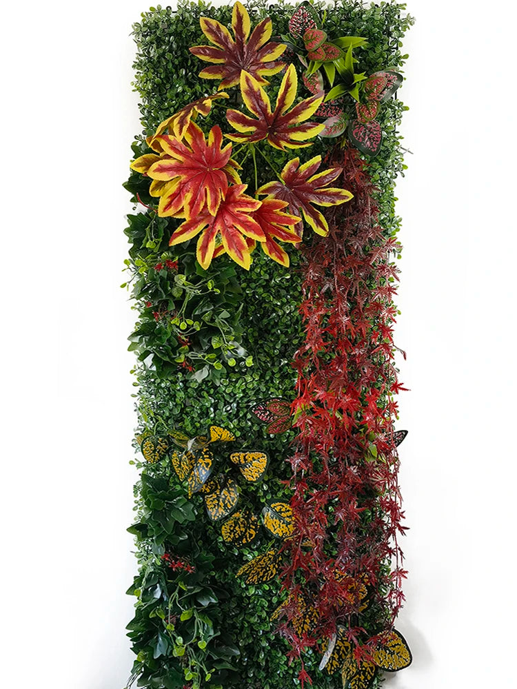 décoration murale artificielle herbe chlorophytum pour jardin et événements - vue 16 sur 23