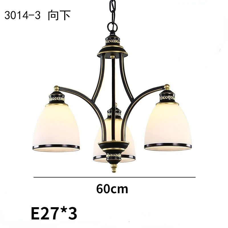 Vintage iron pendant light for elegant interior decor