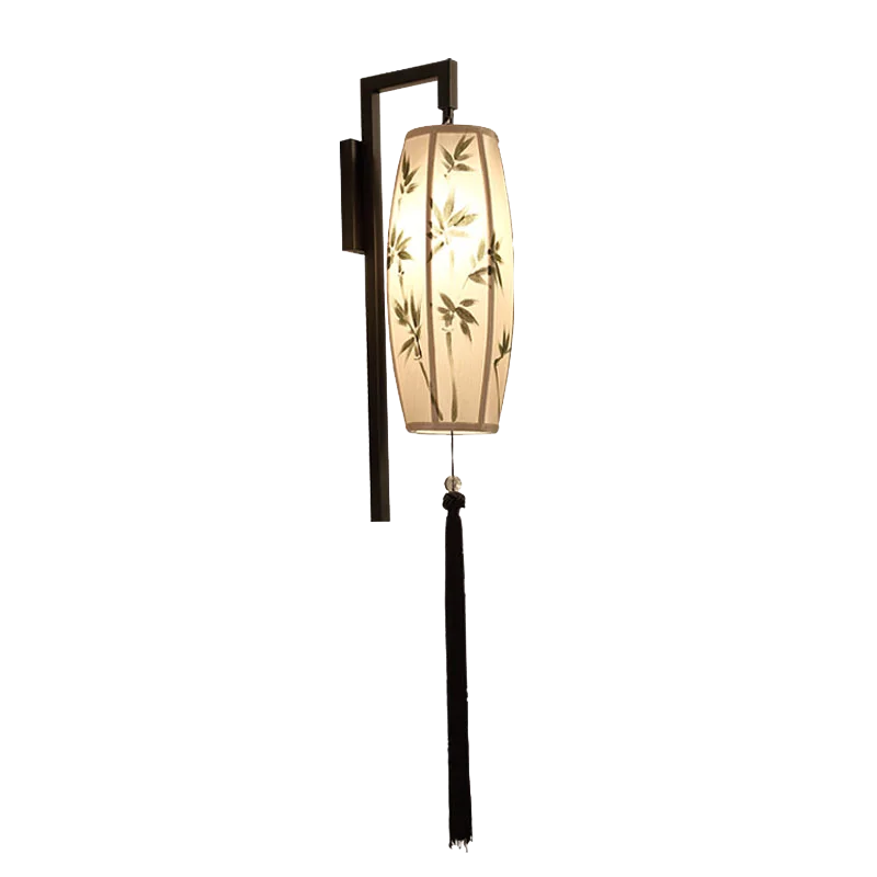 applique murale led style chinoiserie pour hôtel et salon de thé - vue 6 sur 9