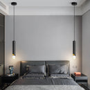 suspension moderne à tube long en led pour décoration intérieure luxe