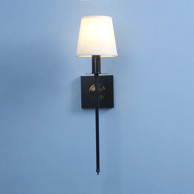 applique murale led américaine en fer galvanisé peinture cuisson