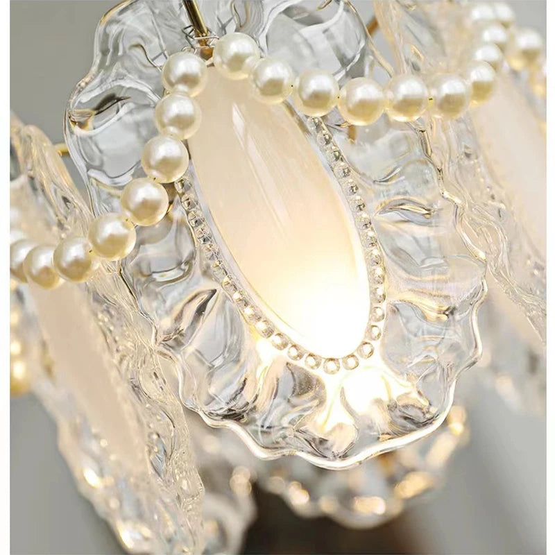 lustre moderne en verre design minimaliste pour intérieur élégant - vue 6 sur 9