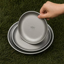 Assiette titane légère camping randonnée 14 17 20cm