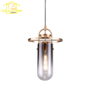 Italian design gold glass pendant light minimalist indoor lighting