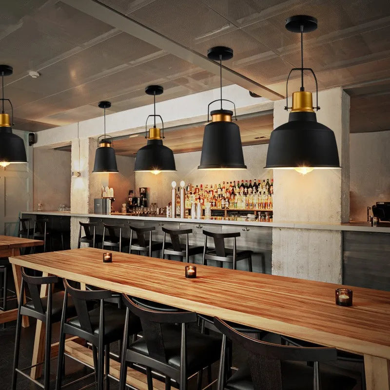 suspension rétro américaine en fer pour café et restaurant - vue 5 sur 8