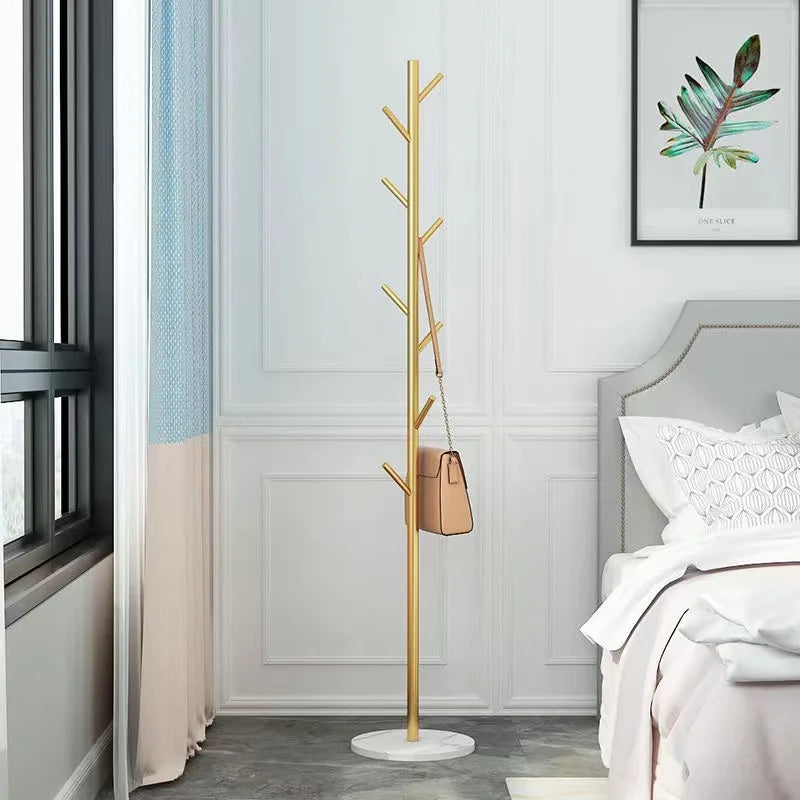 porte-manteau luxe sur pied avec 8 crochets organisateur polyvalent - vue 7 sur 13