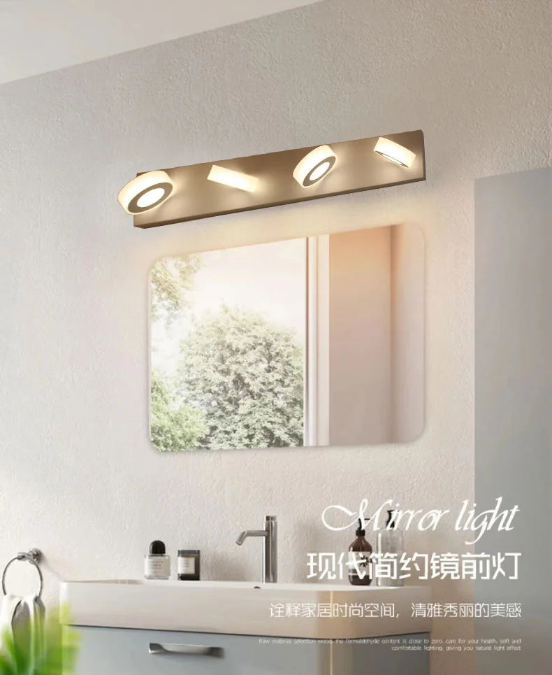 applique murale led moderne pour miroir et salle de bain - vue 9 sur 9