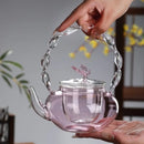 Theiere papillon verre borosilicate resistant chaleur 500ml