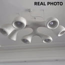 Minimalist resin pendant light for a contemporary interior