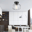 lustre moderne en verre led pour intérieur allée couloir
