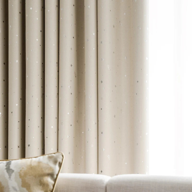 Rideau occultant plissé motif enfant salon chambre balcon - vue 4 sur 12