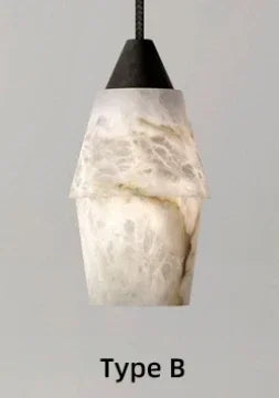 suspension moderne en marbre naturel pour décoration intérieure luxe - vue 8 sur 9