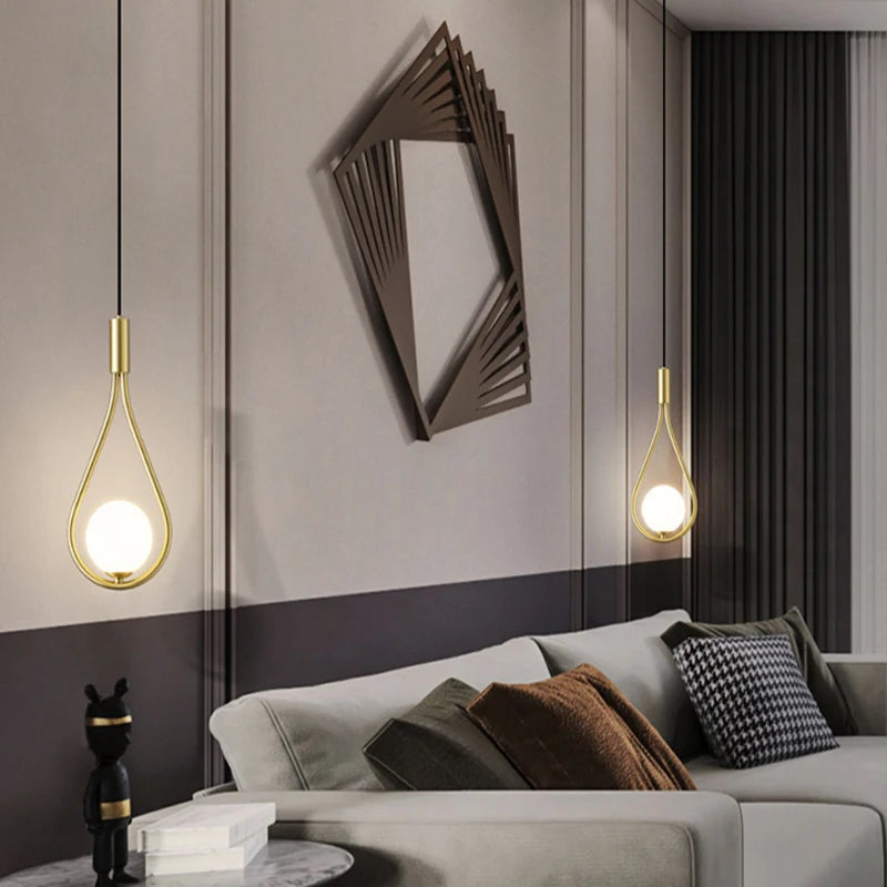 Suspension LED d'intérieur avec cordon G9 - vue 5 sur 9