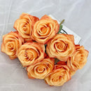 bouquet de roses artificielles en soie pour décoration de mariage