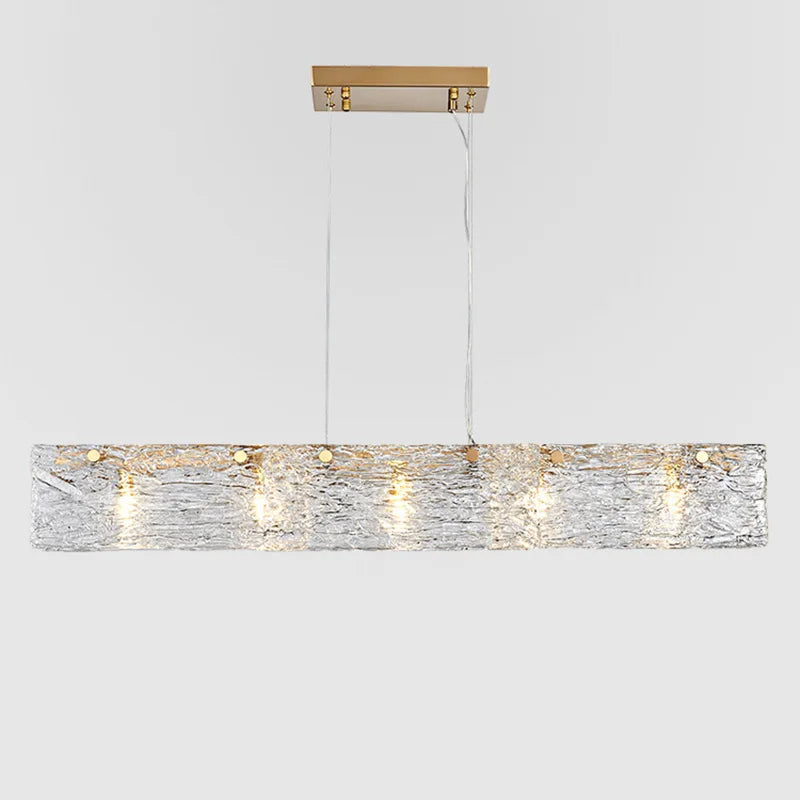 Long Island minimalist Nordic style glass pendant light - vue 4 sur 7