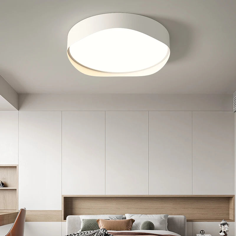 plafonnier led moderne minimaliste économie d'énergie protection des yeux