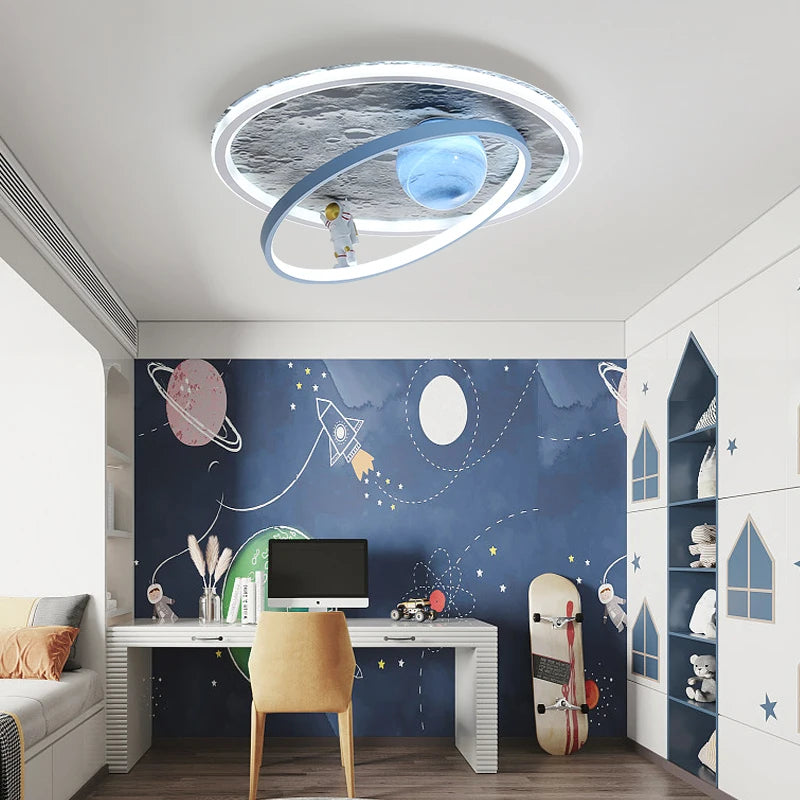 plafonnier led rond pour éclairage intérieur moderne - vue 4 sur 12