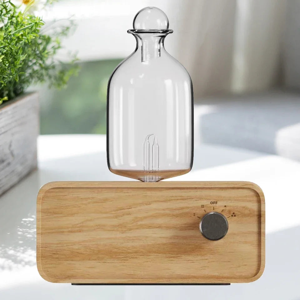 diffuseur d'huiles essentielles en verre avec nébuliseur professionnel - vue 2 sur 7