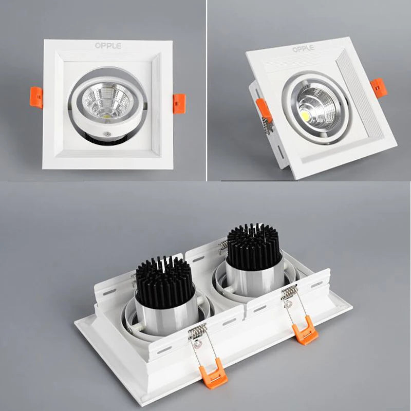 spot led encastrable à intensité variable super lumineux pour décoration