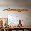 Retro resin tree branch pendant light, tea room, restaurant, coffee shop, LED pendant light, interior decoration lighting