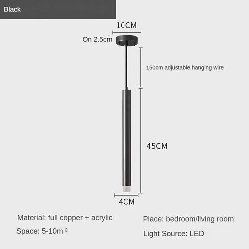 lustre moderne minimaliste créatif pour table bar long - vue 10 sur 10
