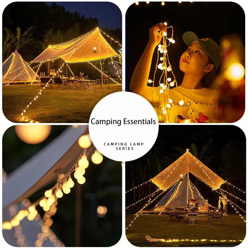 guirlande lumineuse led étanche pour extérieur jardin mariage décoration - vue 6 sur 9
