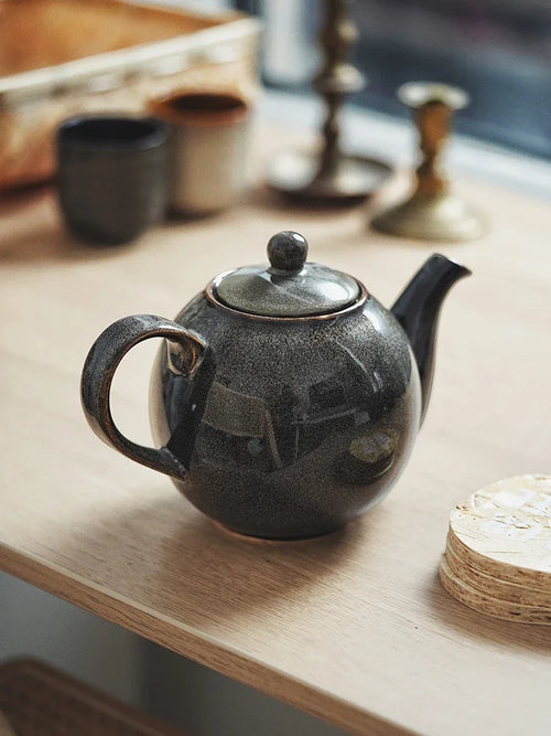 Theiere japonaise en porcelaine sous émail haute temperature
