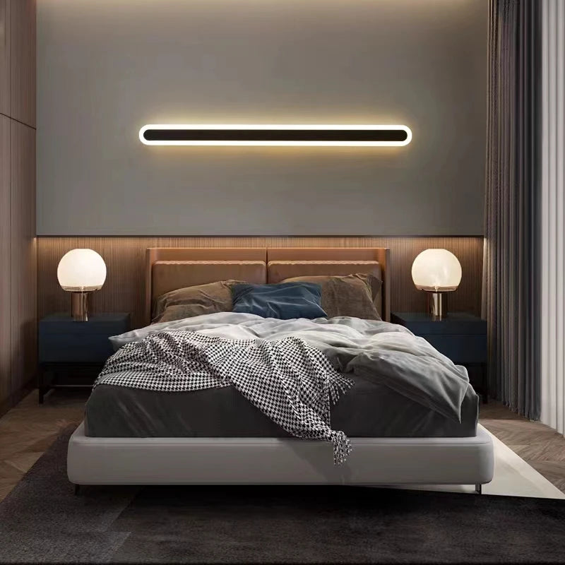 applique murale led décorative en aluminium acrylique pour diverses utilisations