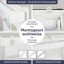 Store enrouleur double sans perçage occultant fenêtre 80cm