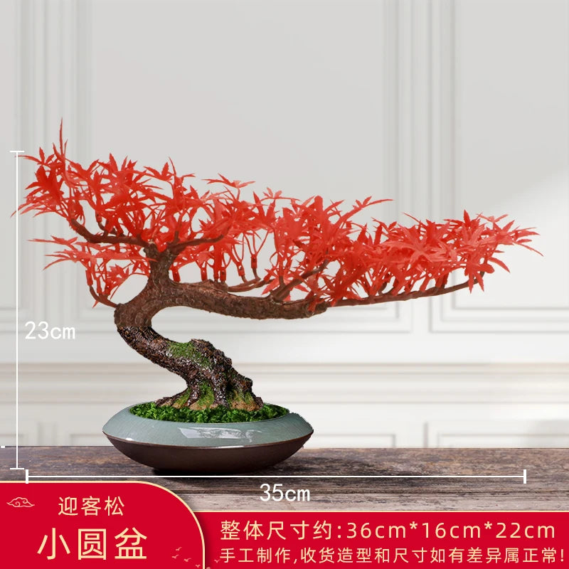 décoration intérieure faux arbre bonsaï style chinois pour un paysage apaisant - vue 27 sur 33