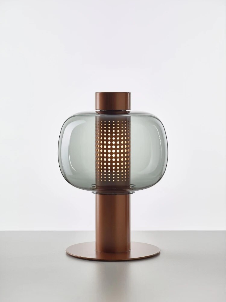 lampe de table luxe moderne verre simple