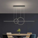 Modern minimalist LED chandelier for home decor