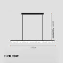 Modern minimalist black gold chandelier for interior decoration