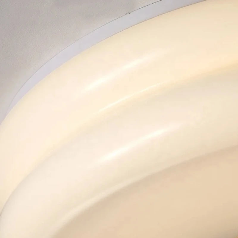 plafonnier led en verre style rétro pour décoration moderne - vue 6 sur 8