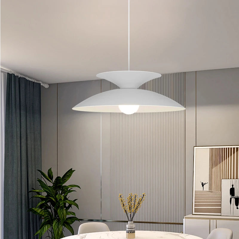 lustre de bar créatif nordique suspension longue ligne - vue 5 sur 22