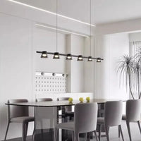 Italian minimalist glass chandelier for modern interiors