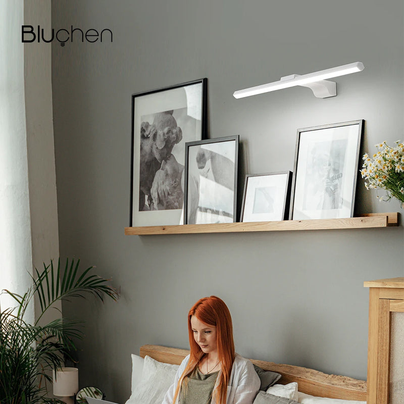 applique murale à led moderne avec intensité variable pour intérieur