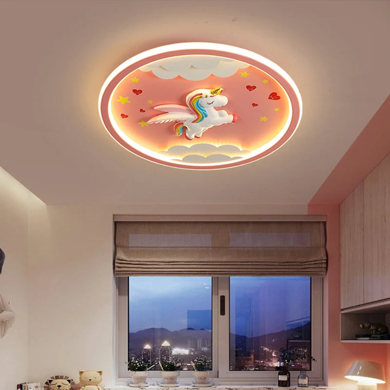 plafonnier led créatif pour chambre d'enfant décorative - vue 5 sur 8