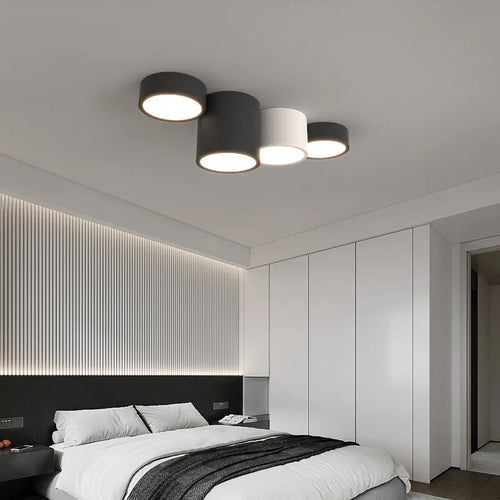 Nordique Mingzhuang Downlight LED plafonnier ménage chambre lumière circulaire Simple moderne porche couloir lumière - vue 2 sur 10