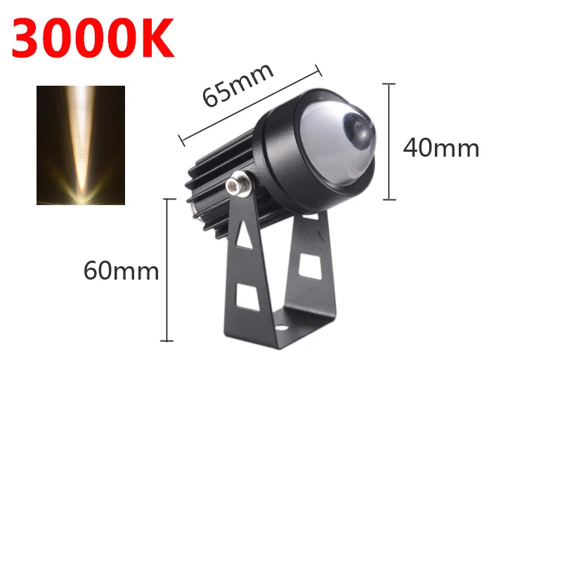 Outdoor LED wall spotlights waterproof landscape lighting - vue 16 sur 19