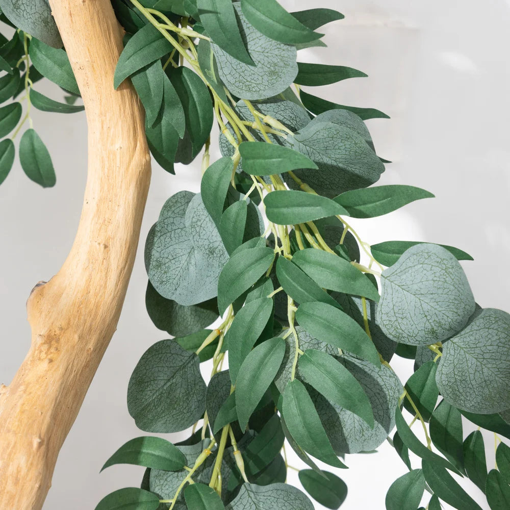 plante artificielle eucalyptus vigne soie pour décoration intérieure et extérieure - vue 3 sur 6