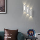 applique murale led double tête style nordique pour hôtel