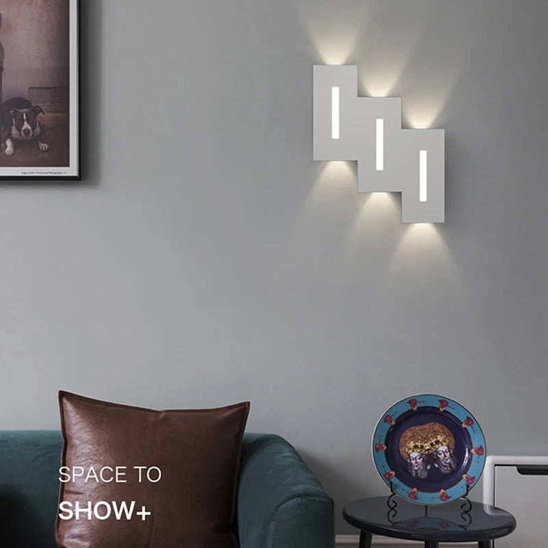 applique murale led double tête style nordique pour hôtel - vue 5 sur 12