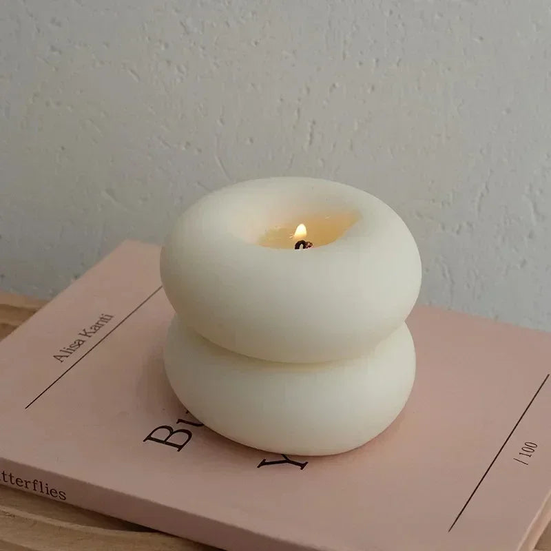 WHISKER | Donut Candles Vanilla Candle, Scented Candles, Aromatherapy Candle, Soy Wax Candle, Candle for Home, Bulk Wholesale - vue 7 sur 9
