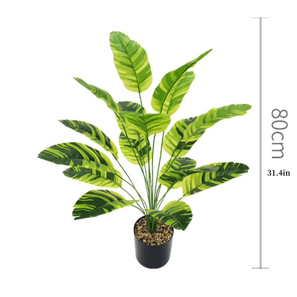 plante artificielle palmier plantain pour décoration intérieure et extérieure - vue 17 sur 27