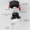 Recessed spotlight with infrared motion sensor practical lighting