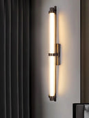 Minimalist designer stainless steel decorative wall light