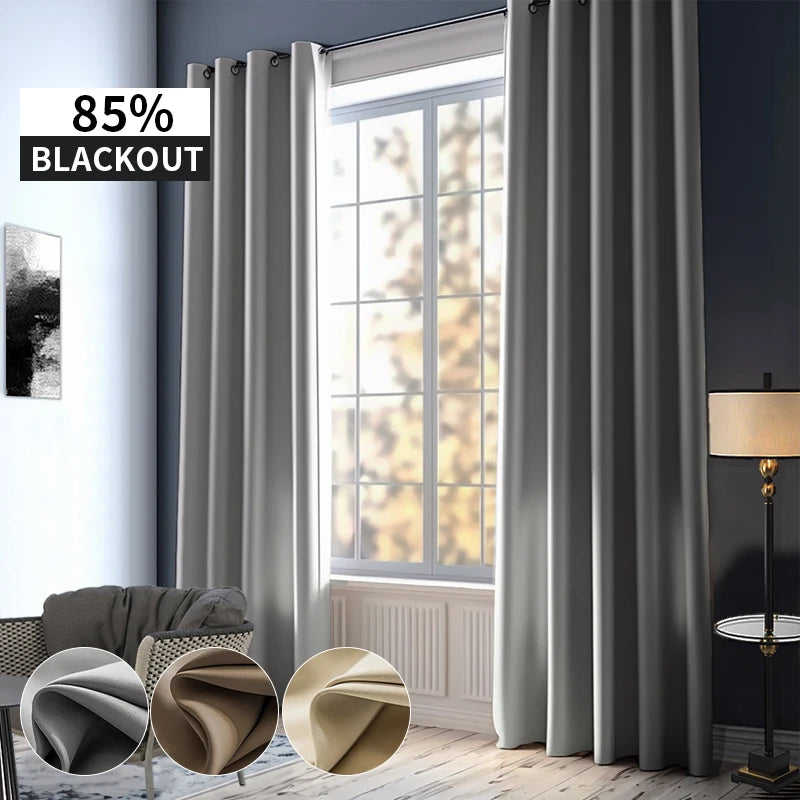 Rideau occultant moderne haute occultation pour chambre salon - vue 2 sur 10