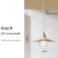 Original umbrella-shaped pendant light with colourful design for interior decoration