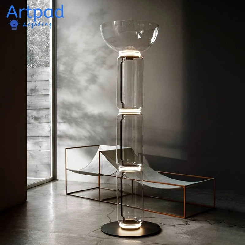 Lampe Design italien en verre Nordique LED - vue 4 sur 19